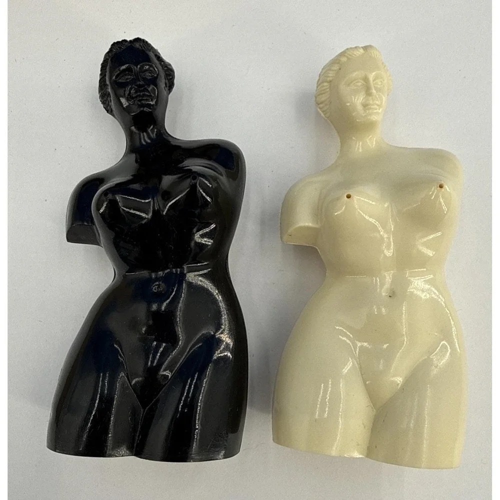 Vintage 1948 H Fishlove Venus De Milo Salt Pepper Shakers Boxed No 612 MCM